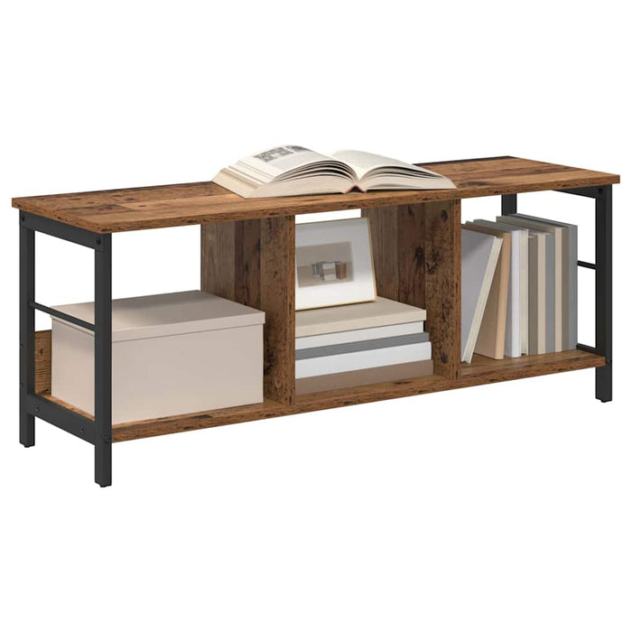Raft pentru cărți Lemn Vechi 102 x 32 x 40,5 cm Lemn compozit - WALTI WALTI