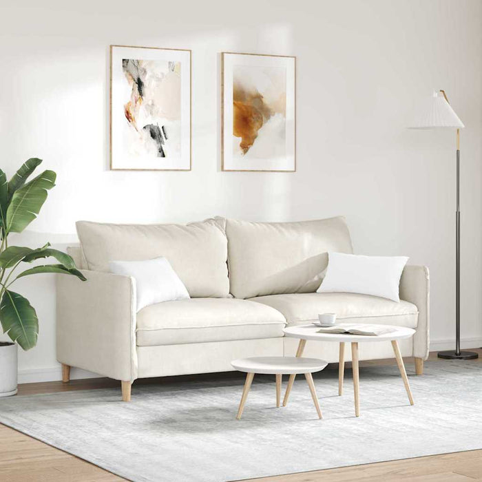 Perne pentru canapea 2 pcs Alb 50 x 30 cm țesătură - WALTI WALTI