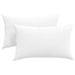 Perne pentru canapea 2 pcs Alb 50 x 30 cm țesătură - WALTI WALTI