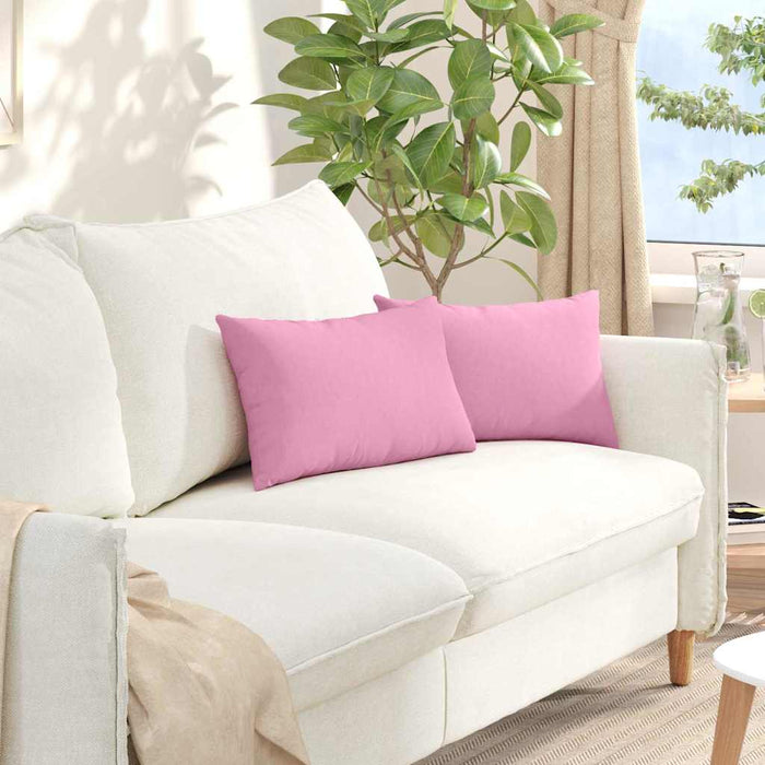 Perne pentru canapea 2 pcs Roz 50 x 30 cm țesătură - WALTI WALTI
