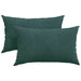 Perne pentru canapea 2 pcs Verde închis 50 x 30 cm - WALTI WALTI