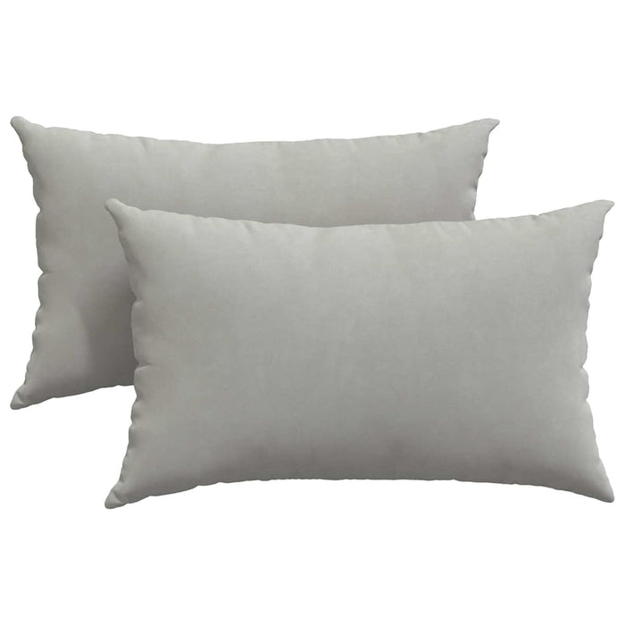 Perne pentru canapea 2 pcs Gri deschis 50 x 30 cm țesătură WALTI