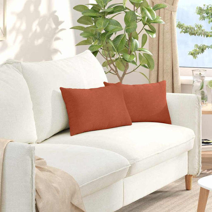 Perne pentru canapea 2 pcs Roșu portocalie 50 x 30 cm - WALTI WALTI