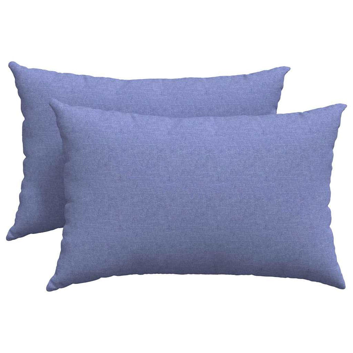 Perne pentru canapea 2 pcs Albastru Jeans 60 x 40 cm țesătură - WALTI WALTI