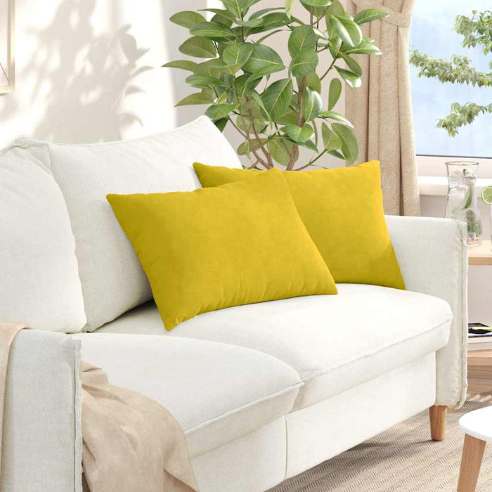 Perne pentru canapea 2 pcs Galben 60 x 40 cm - WALTI WALTI