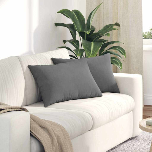 Perne pentru canapea 2 pcs Gri închis 60 x 40 cm țesătură - WALTI WALTI