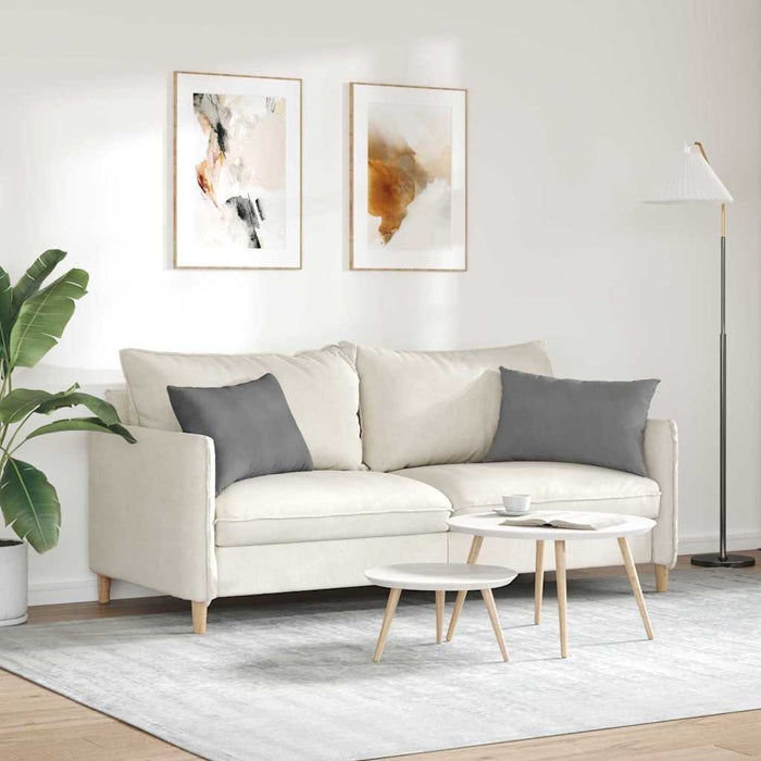 Perne pentru canapea 2 pcs Gri închis 60 x 40 cm țesătură WALTI