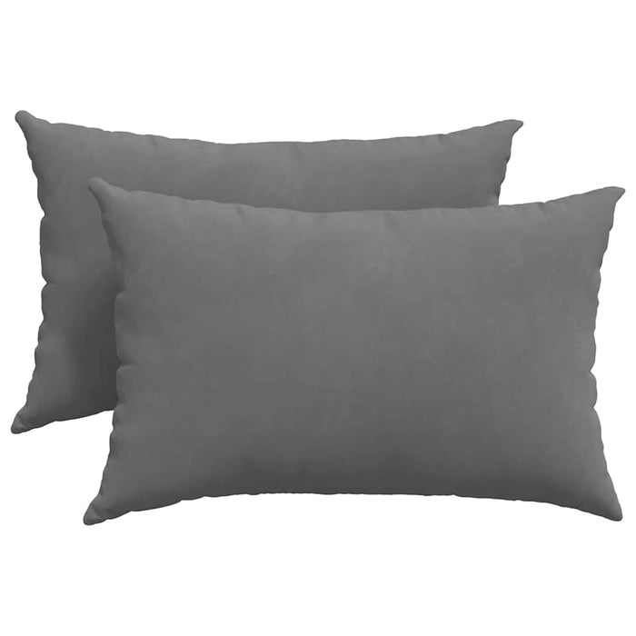 Perne pentru canapea 2 pcs Gri închis 60 x 40 cm țesătură WALTI