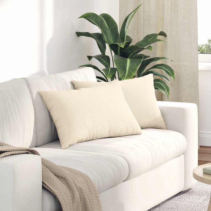 Perne pentru canapea 2 pcs Crem 60 x 40 cm - WALTI WALTI
