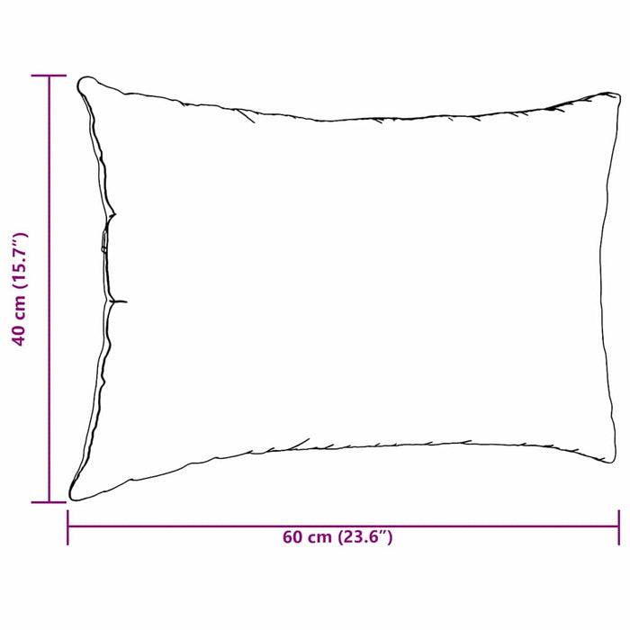 Perne pentru canapea 2 pcs Gri Verde 60 x 40 cm - WALTI WALTI
