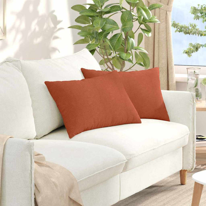 Perne pentru canapea 2 pcs Roșu portocalie 60 x 40 cm - WALTI WALTI