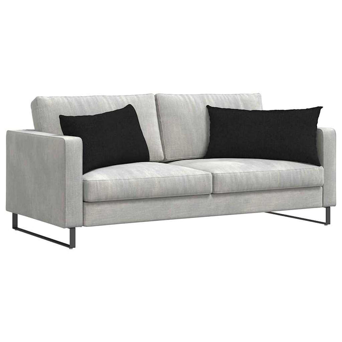 Perne pentru canapea 2 pcs Negru 80 x 40 cm țesătură - WALTI WALTI