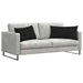 Perne pentru canapea 2 pcs Negru 80 x 40 cm țesătură - WALTI WALTI
