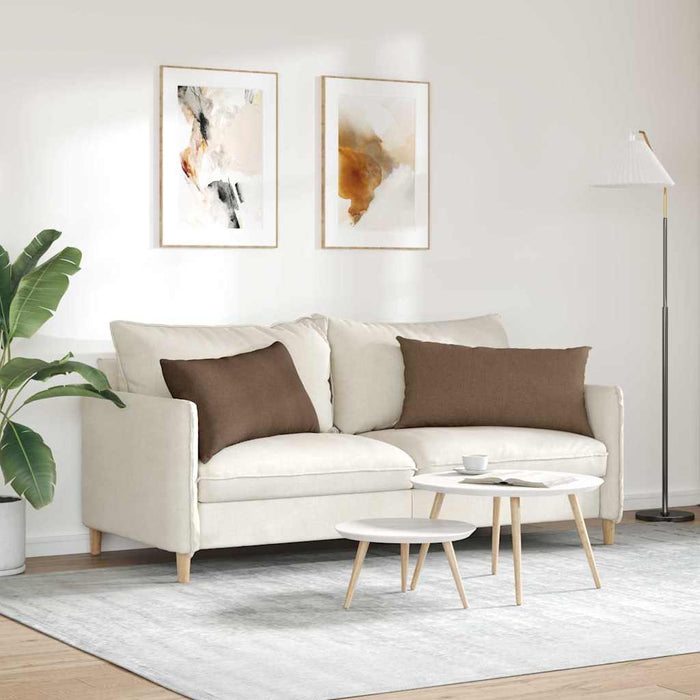 Perne pentru canapea 2 pcs Maro 80 x 40 cm țesătură - WALTI WALTI
