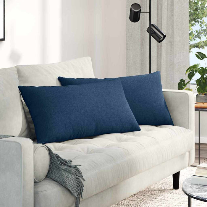 Perne pentru canapea 2 pcs albastru 80 x 40 cm țesătură - WALTI WALTI