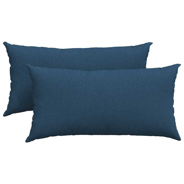 Perne pentru canapea 2 pcs albastru 80 x 40 cm țesătură - WALTI WALTI