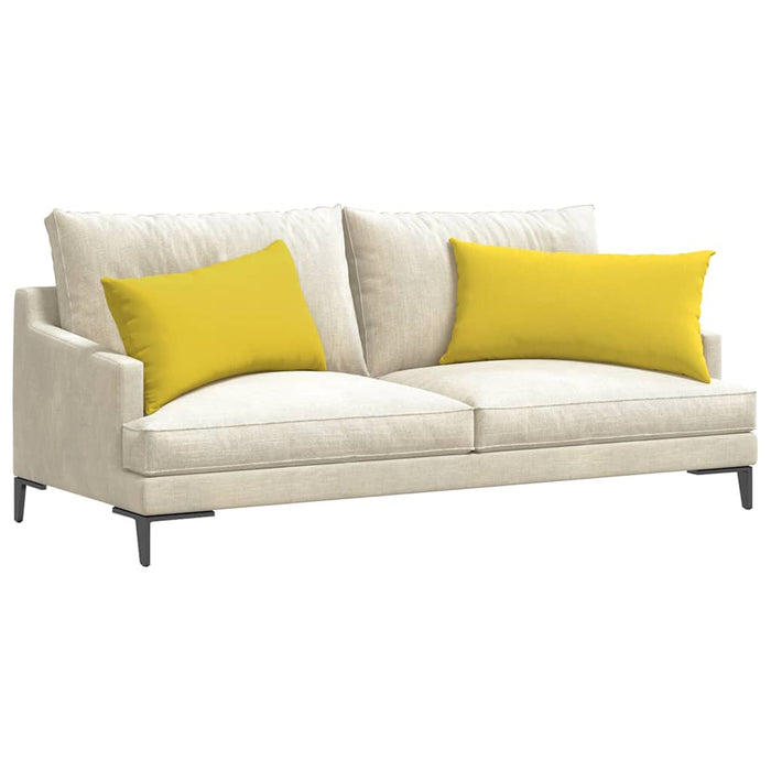 Perne pentru canapea 2 pcs Galben Deschis 80 x 40 cm țesătură - WALTI WALTI