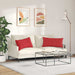 Perne pentru canapea 2 pcs Roșu 80 x 40 cm țesătură - WALTI WALTI