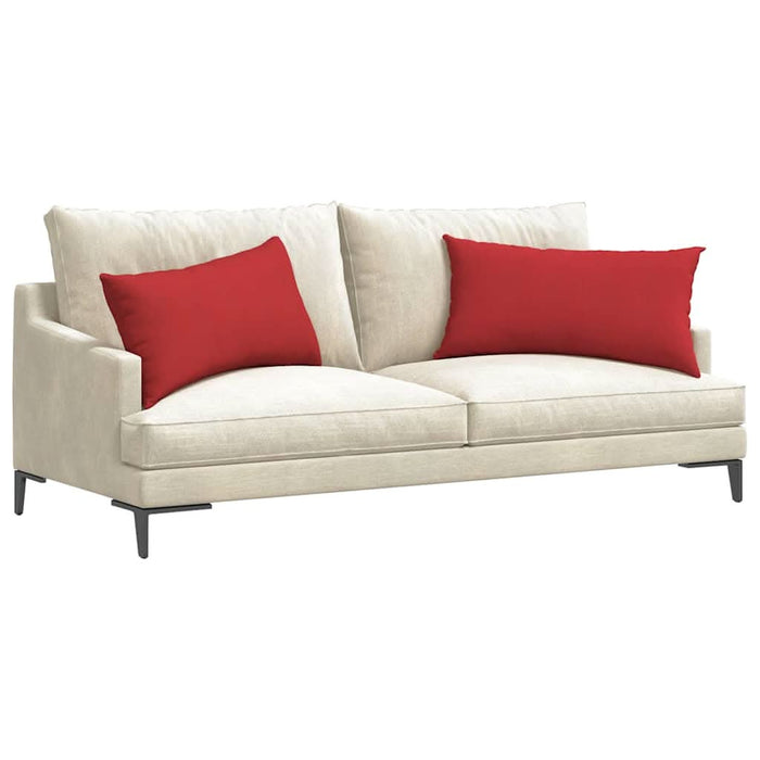 Perne pentru canapea 2 pcs Roșu 80 x 40 cm țesătură - WALTI WALTI