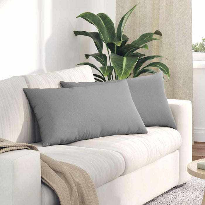 Perne pentru canapea 2 pcs Gri nori 80 x 40 cm țesătură - WALTI WALTI