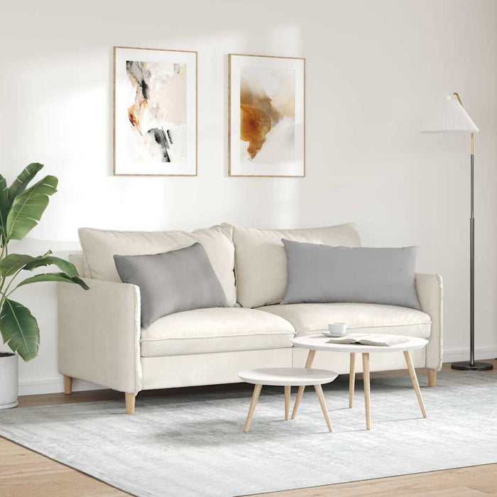 Perne pentru canapea 2 pcs Gri nori 80 x 40 cm țesătură - WALTI WALTI