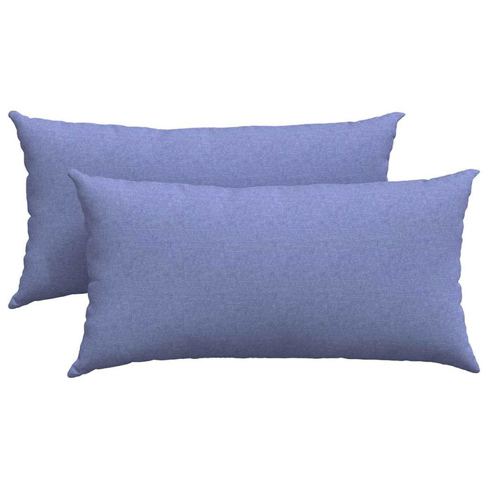 Perne pentru canapea 2 pcs Albastru Jeans 80 x 40 cm țesătură - WALTI WALTI