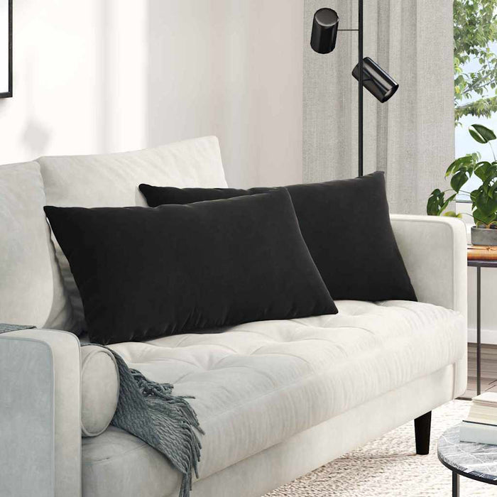 Perne pentru canapea 2 pcs Negru 80 x 40 cm - WALTI WALTI