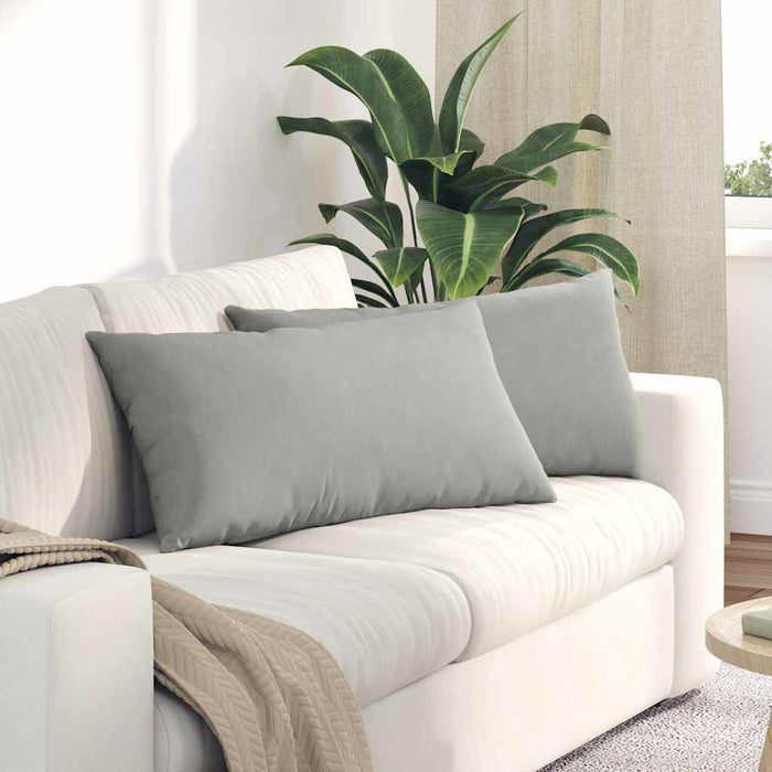 Perne pentru canapea 2 pcs Gri deschis 80 x 40 cm țesătură - WALTI WALTI