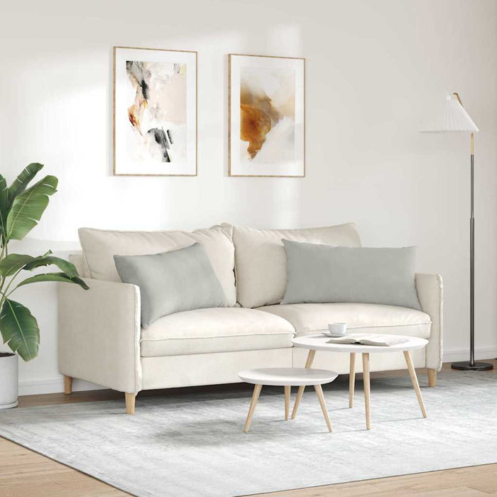 Perne pentru canapea 2 pcs Gri deschis 80 x 40 cm țesătură - WALTI WALTI