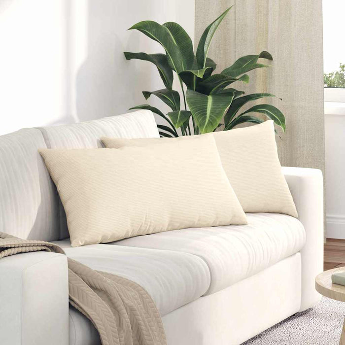 Perne pentru canapea 2 pcs Crem 80 x 40 cm - WALTI WALTI