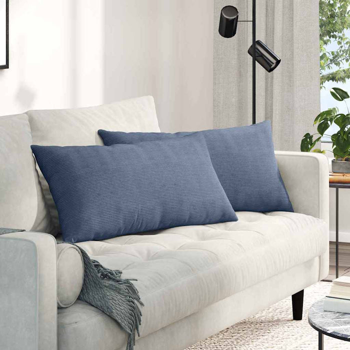 Perne pentru canapea 2 pcs albastru 80 x 40 cm - WALTI WALTI