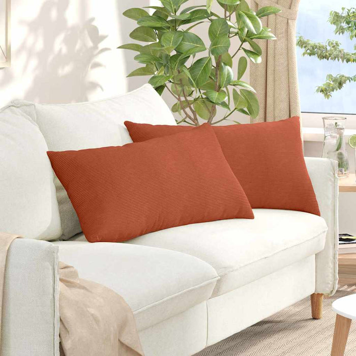 Perne pentru canapea 2 pcs Roșu portocalie 80 x 40 cm - WALTI WALTI