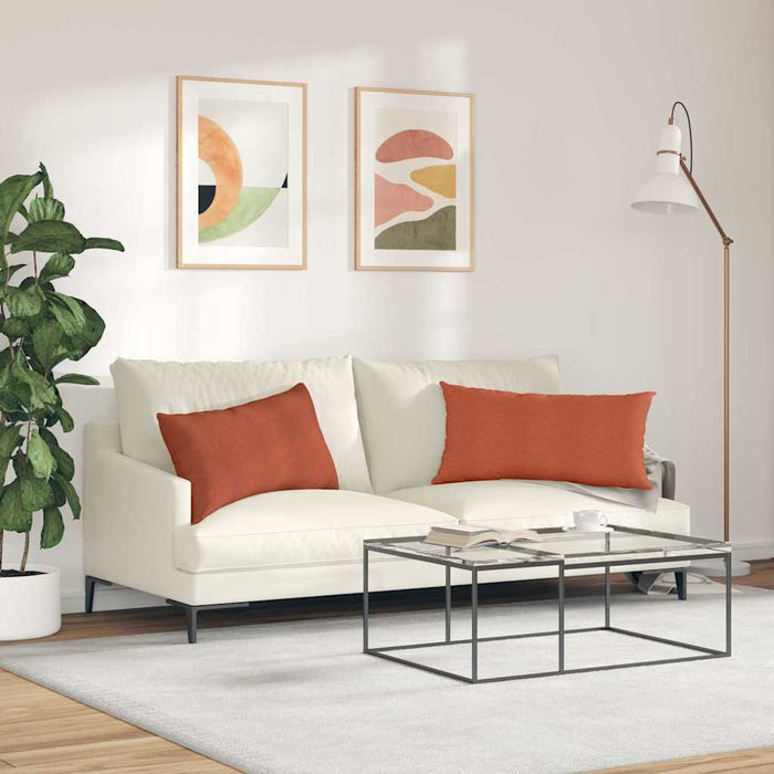 Perne pentru canapea 2 pcs Roșu portocalie 80 x 40 cm - WALTI WALTI