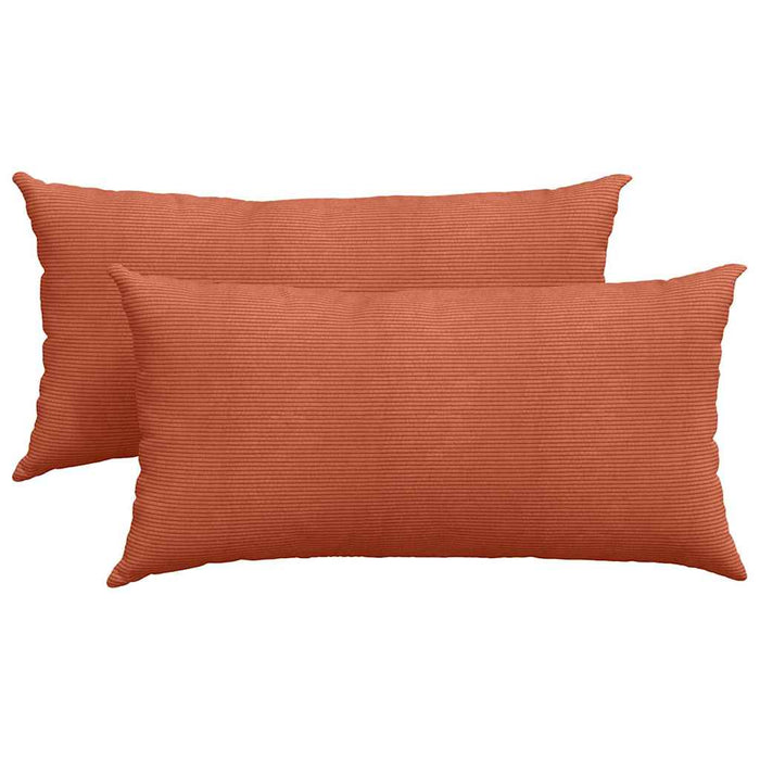 Perne pentru canapea 2 pcs Roșu portocalie 80 x 40 cm - WALTI WALTI