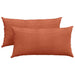 Perne pentru canapea 2 pcs Roșu portocalie 80 x 40 cm - WALTI WALTI