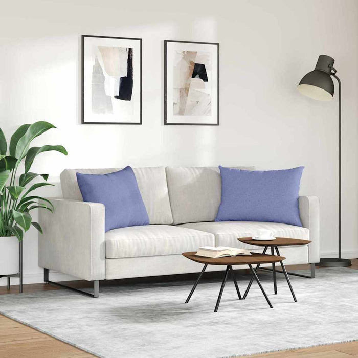 Perne pentru canapea 2 pcs Albastru Jeans 70 x 50 cm țesătură - WALTI WALTI