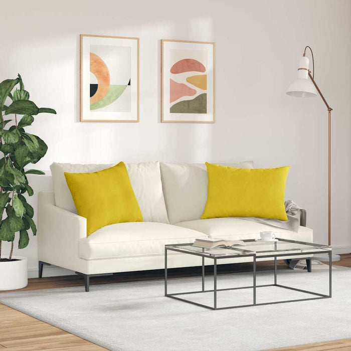 Perne pentru canapea 2 pcs Galben 70 x 50 cm - WALTI WALTI