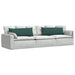 Perne pentru canapea 2 pcs Verde închis 120 x 40 cm țesătură - WALTI WALTI