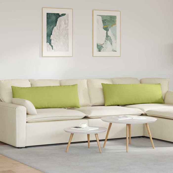 Perne pentru canapea 2 pcs Verde deschis 120 x 40 cm țesătură - WALTI WALTI