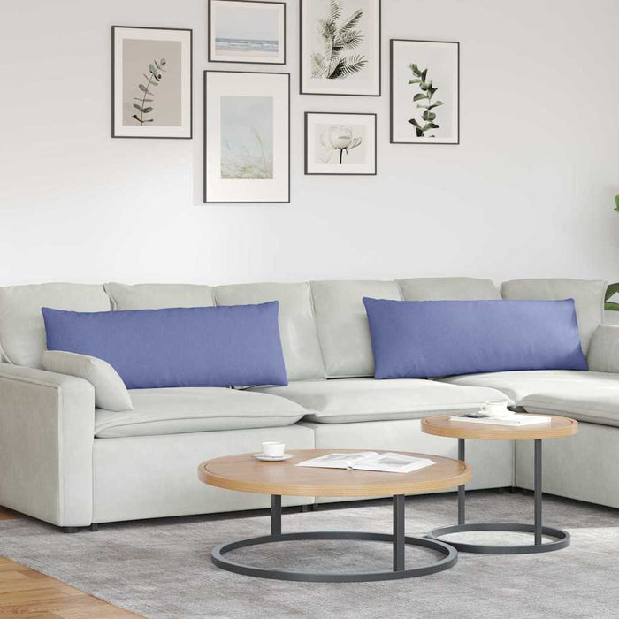 Perne pentru canapea 2 pcs Albastru Jeans 120 x 40 cm țesătură - WALTI WALTI