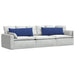 Perne pentru canapea 2 pcs Albastru Poliție 120 x 40 cm - WALTI WALTI