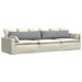 Perne pentru canapea 2 pcs Gri deschis 145 x 40 cm țesătură - WALTI WALTI