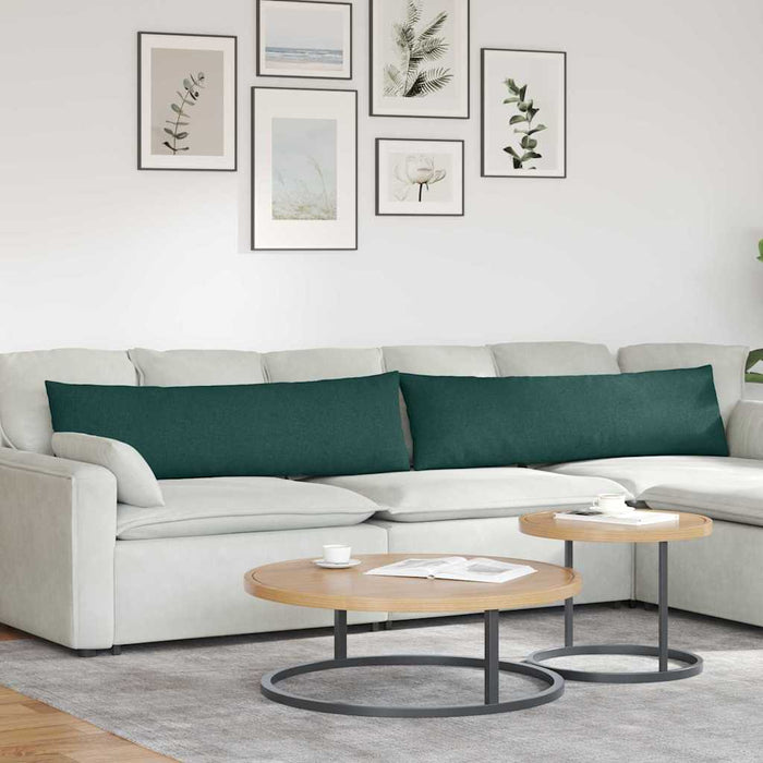 Perne pentru canapea 2 pcs Verde închis 145 x 40 cm țesătură - WALTI WALTI