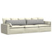 Perne pentru canapea 2 pcs Gri nori 145 x 40 cm țesătură - WALTI WALTI