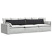 Perne pentru canapea 2 pcs Negru 145 x 40 cm - WALTI WALTI