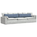 Perne pentru canapea 2 pcs albastru 145 x 40 cm - WALTI WALTI