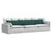 Perne pentru canapea 2 pcs Verde închis 200 x 40 cm țesătură - WALTI WALTI