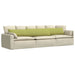 Perne pentru canapea 2 pcs Verde deschis 200 x 40 cm țesătură - WALTI WALTI