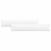 Perne pentru canapea 2 pcs Alb 200 x 40 cm țesătură - WALTI WALTI