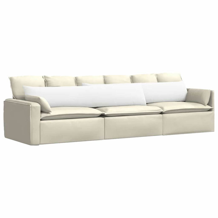 Perne pentru canapea 2 pcs Alb 200 x 40 cm țesătură - WALTI WALTI